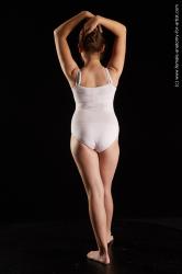 Sportswear Woman White Standing poses - ALL Average long brown Standing poses - simple Standard Photoshoot  Academic